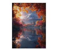 Rompecabezas para Adolescentes 1000pcs(52x38cm) Autumnal Reflections on Fuji Lake Rompecabezas para Adultos Juego De Ingenio Decoración De Pared Desafiante De Completar 1000pcs(52x38cm)