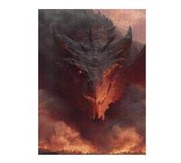 Rompecabezas para Adolescentes 1000pcs(52x38cm) Dragon'S Fiery Roar -1 Rompecabezas para Adolescentes Juegos Divertidos Desafío Difícil Cumpleaños 1000pcs(52x38cm)