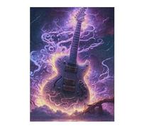Rompecabezas para Adolescentes 1000pcs(52x38cm) Electric Guitar Fantasy Artwork Rompecabezas para Adultos Juegos De Relajación Corte De Precisión Cumpleaños 1000pcs(52x38cm)