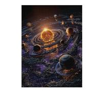 Rompecabezas para Adolescentes 1000pcs(52x38cm) Exploring The Solar System A Visual Journey Rompecabezas DIY Juguetes Regalos para Mujeres Cumpleaños Y Navidad 1000pcs(52x38cm)