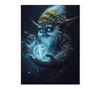 Rompecabezas para Adolescentes 1000pcs(52x38cm) Fantasy Wizard Holding Magic Circle Rompecabezas para Adolescentes Juegos Relajantes Regalo De Cumpleaños Desafiante De Completar 1000pcs(52x38cm)