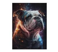 Rompecabezas para Adolescentes 1000pcs(52x38cm) Galactic Bulldog Portrait -1 Rompecabezas para Adultos Juego De Ingenio Decoración De Pared Desafiante De Completar 1000pcs(52x38cm)