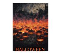 Rompecabezas para Adolescentes 1000pcs(52x38cm) Halloween Horror Poster Rompecabezas para Adultos Juguete Decoración De Pared Mejora La Memoria Gran Regalo para Jugar 1000pcs(52x38cm)