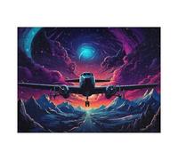 Rompecabezas para Adolescentes 1000pcs(52x38cm) Night Sky Adventure Flight -1 Rompecabezas para Adultos Juego Práctico Decoración del Hogar Diversión En El Hogar Actividades, 1000pcs(52x38cm)