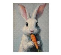 Rompecabezas para Adolescentes 1000pcs(52x38cm) Rabbit Eating Carrot Painting Rompecabezas DIY Juguetes Regalos para Mujeres Cumpleaños Y Navidad 1000pcs(52x38cm)