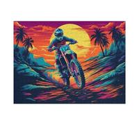 Rompecabezas para Adolescentes 1000pcs(52x38cm) Riding on Dirt Track Rompecabezas Juegos Relajantes Pero Divertidos Y Humorísticos Regalos De Cumpleaños Y Únicos 1000pcs(52x38cm)