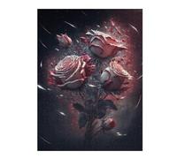 Rompecabezas para Adolescentes 1000pcs(52x38cm) Roses in Space Art Print Rompecabezas para Adultos Juguetes Antiestrés Difícil Regalos De Cumpleaños Y Únicos 1000pcs(52x38cm)