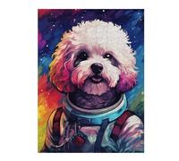 Rompecabezas para Adolescentes 1000pcs(52x38cm) Space Poodle Adventure -4 Rompecabezas para Adultos Juego Práctico Decoración De Pared Cumpleaños 1000pcs(52x38cm)