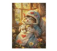Rompecabezas para Adolescentes 1000pcs(52x38cm) Whiskered Dreams Cozy Cat Nap Time Rompecabezas para Adultos Juego De Ingenio Decoración De Pared Desafiante De Completar 1000pcs(52x38cm)