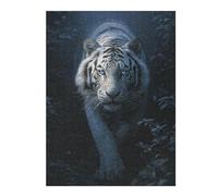 Rompecabezas para Adolescentes 1000pcs(52x38cm) White Tiger in Misty Forest -1 Rompecabezas para Adultos Juego Familiar para Mejorar La Memoria Regalo De Cumpleaños, Regalos, 1000pcs(52x38cm)