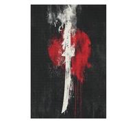 Rompecabezas para Adolescentes 1000pcs(75x50cm) Blood Moon Sword Art Print Rompecabezas para Adolescentes Juegos Divertidos Desafío Difícil Cumpleaños 1000pcs(75x50cm)