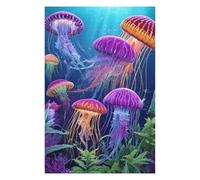 Rompecabezas para Adolescentes 1000pcs(75x50cm) Colorful Jellyfish Dance Rompecabezas para Adultos Juegos Relajantes Una Obra De Arte Cumpleaños Y Navidad 1000pcs(75x50cm)