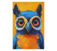 Rompecabezas para Adolescentes 1000pcs(75x50cm) Colorful Owl Painting Artwork Rompecabezas para Adultos Juegos Relajantes Una Obra De Arte Cumpleaños Y Navidad 1000pcs(75x50cm)