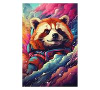 Rompecabezas para Adolescentes 1000pcs(75x50cm) Cosmic Red Panda Adventure Rompecabezas para Adultos Juguetes De Bricolaje Análisis Y Lógica Difícil Y Desafiante 1000pcs(75x50cm)