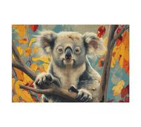 Rompecabezas para Adolescentes 1000pcs(75x50cm) Cute Koala Vintage Art Rompecabezas Juguetes Antiestrés Difíciles Regalos De Cumpleaños Y Únicos 1000pcs(75x50cm)