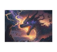 Rompecabezas para Adolescentes 1000pcs(75x50cm) Dragon'S Roar Epic Fantasy Artwork -1 Rompecabezas Juegos Relajantes Pero Divertidos Y Humorísticos Regalos De Cumpleaños Y Únicos 1000pcs(75x50cm)