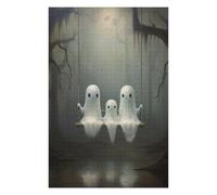 Rompecabezas para Adolescentes 1000pcs(75x50cm) Ghostly Swing in Forest Rompecabezas para Adolescentes Juegos Divertidos Desafío Difícil Cumpleaños 1000pcs(75x50cm)