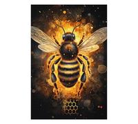 Rompecabezas para Adolescentes 1000pcs(75x50cm) Golden Honey Bee Art Print Rompecabezas para Adultos Juego Familiar Carrera De Velocidad De Manos Regalos Y Cumpleaños Únicos 1000pcs(75x50cm)