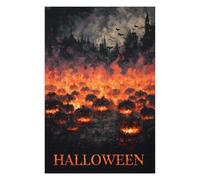 Rompecabezas para Adolescentes 1000pcs(75x50cm) Halloween Horror Poster Rompecabezas para Adultos Juego Familiar para Mejorar La Memoria Regalo De Cumpleaños, Regalos, 1000pcs(75x50cm)