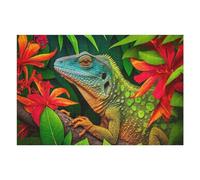Rompecabezas para Adolescentes 1000pcs(75x50cm) Lizard in Rain Forest Rompecabezas para Adultos Juego Práctico Decoración del Hogar Diversión En El Hogar Actividades, 1000pcs(75x50cm)