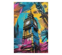Rompecabezas para Adolescentes 1000pcs(75x50cm) London's Big Ben Urban Art Rompecabezas para Adultos Juego Práctico Decoración De Pared Cumpleaños 1000pcs(75x50cm)