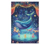 Rompecabezas para Adolescentes 1000pcs(75x50cm) Magical Whales and Fairies Rompecabezas para Adultos Juegos Relajantes Una Obra De Arte Cumpleaños Y Navidad 1000pcs(75x50cm)