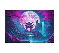 Rompecabezas para Adolescentes 1000pcs(75x50cm) Neon Landscape Japan Rompecabezas Juguetes Antiestrés Difíciles Regalos De Cumpleaños Y Únicos 1000pcs(75x50cm)