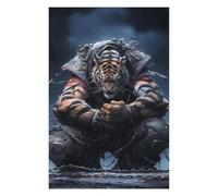 Rompecabezas para Adolescentes 1000pcs(75x50cm) Powerful Tiger Warrior Artwork -1 Rompecabezas para Adolescentes Juegos Relajantes para La Diversión Familiar 1000pcs(75x50cm)