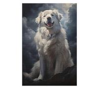 Rompecabezas para Adolescentes 1000pcs(75x50cm) Pyrenean Mountain Dog Dog Portrait Rompecabezas Juguetes Antiestrés Difíciles Regalos De Cumpleaños Y Únicos 1000pcs(75x50cm)