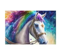 Rompecabezas para Adolescentes 1000pcs(75x50cm) Rainbow Unicorn Fantasy Art-2 Rompecabezas Juegos Relajantes Difícil Difícil Y Desafiante 1000pcs(75x50cm)