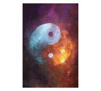 Rompecabezas para Adolescentes 1000pcs(75x50cm) Rompecabezas Cosmic Yin Yang Symbol-6 Rompecabezas Práctico Juego De Ensamblaje De Patrones Cumpleaños 1000pcs(75x50cm)