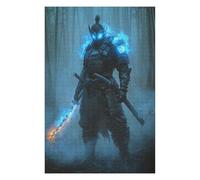 Rompecabezas para Adolescentes 1000pcs(75x50cm) Samurai Warrior with Glowing Sword Rompecabezas para Adultos Juguetes De Bricolaje Análisis Y Lógica Difícil Y Desafiante 1000pcs(75x50cm)