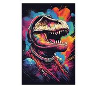 Rompecabezas para Adolescentes 1000pcs(75x50cm) Space Dinosaur Adventure -25 Rompecabezas para Adultos Juego De Ingenio Patrón De Ensamblaje Regalos para Amigos Y Familiares 1000pcs(75x50cm)