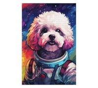 Rompecabezas para Adolescentes 1000pcs(75x50cm) Space Poodle Adventure -4 Rompecabezas para Adultos Juego Familiar Carrera De Velocidad De Manos Regalos Y Cumpleaños Únicos 1000pcs(75x50cm)