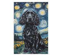 Rompecabezas para Adolescentes 1000pcs(75x50cm) Starry Night Cocker Spaniel Art Print-5 Rompecabezas para Adultos Juguete Decoración De Pared Mejora La Memoria Gran Regalo para Jugar 1000pcs(75x50cm)
