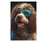 Rompecabezas para Adolescentes 1000pcs(75x50cm) Stylish Dog with Sunglasses -1 Rompecabezas para Adultos Juguetes De Bricolaje Análisis Y Lógica Difícil Y Desafiante 1000pcs(75x50cm)