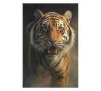 Rompecabezas para Adolescentes 1000pcs(75x50cm) Tiger Roar Wild Power Rompecabezas para Adultos Juegos De Relajación Corte De Precisión Cumpleaños 1000pcs(75x50cm)