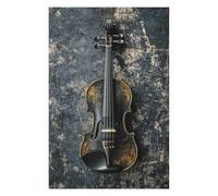 Rompecabezas para Adolescentes 1000pcs(75x50cm) Vintage Violin Musical Instrument Rompecabezas para Adultos Juguete Decoración De Pared Mejora La Memoria Gran Regalo para Jugar 1000pcs(75x50cm)