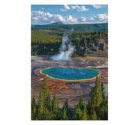 Rompecabezas para Adolescentes 1000pcs(75x50cm) Yellowstone Grand Prismatic Spring Rompecabezas para Adultos Juegos Familiares Alivia El Estrés Juegos Desafiantes Regalos 1000pcs(75x50cm)