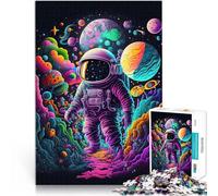 Rompecabezas para Adolescentes 2000 Piezas Astronauta en el Espacio Juegos de relajación Cada Pieza es única: un desafiante y Divertido Juego Familiar 70x100cm