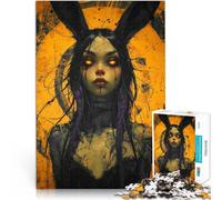 Rompecabezas para Adolescentes 2000 Piezas Chica diabólica Juegos Divertidos para la Familia con póster a Juego y Hoja de Trivia 70x100cm