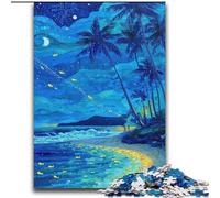 Rompecabezas para Adolescentes, 2000 Piezas, Cielo Nocturno, Playa, difícil, Regalo para Amigos y Familiares, Apto para niños de 70x100cm
