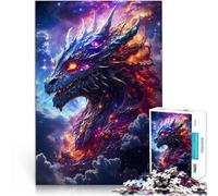 Rompecabezas para Adolescentes 2000 Piezas Dragón Espacial Juegos educativos Decoración del hogar Mejorar el Amor Entre Parejas 70x100cm