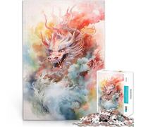 Rompecabezas para Adolescentes 2000 Piezas Dragón japonés Entrena tu Cerebro y Tus Manos Actividades Divertidas en casa, Regalos de cumpleaños, Regalos de Viaje, 70x100cm