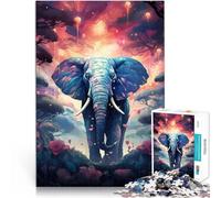 Rompecabezas para Adolescentes 2000 Piezas Elefante del Cosmos de la Galaxia Desafiante Difícil Regalo de Obra de Arte 70x100cm