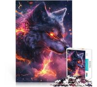 Rompecabezas para Adolescentes 2000 Piezas Flash Wolf Ayuda al Cerebro a ejercitar Juguetes adictivos para Cultivar la Paciencia. Una Obra de Arte 70x100cm