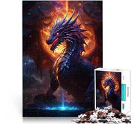 Rompecabezas para Adolescentes 2000 Piezas Galaxia Nocturna del Fuego del Dragón Juego Educativo Familiar Mejorar la Memoria 70x100cm