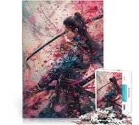 Rompecabezas para Adolescentes 2000 Piezas Geisha Samurái Mujer Japonesa Montaje de Patrones Regalos para Amigos y Familiares 70x100cm