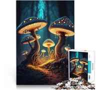 Rompecabezas para Adolescentes 2000 Piezas Hongos psicodélicos Juguetes para aliviar el estrés Decoración artística del hogar 70x100cm