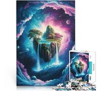 Rompecabezas para Adolescentes 2000 Piezas Isla Flotante en el Espacio Alivio del estrés Cada Pieza es única: un desafiante y Divertido Juego Familiar 70x100cm